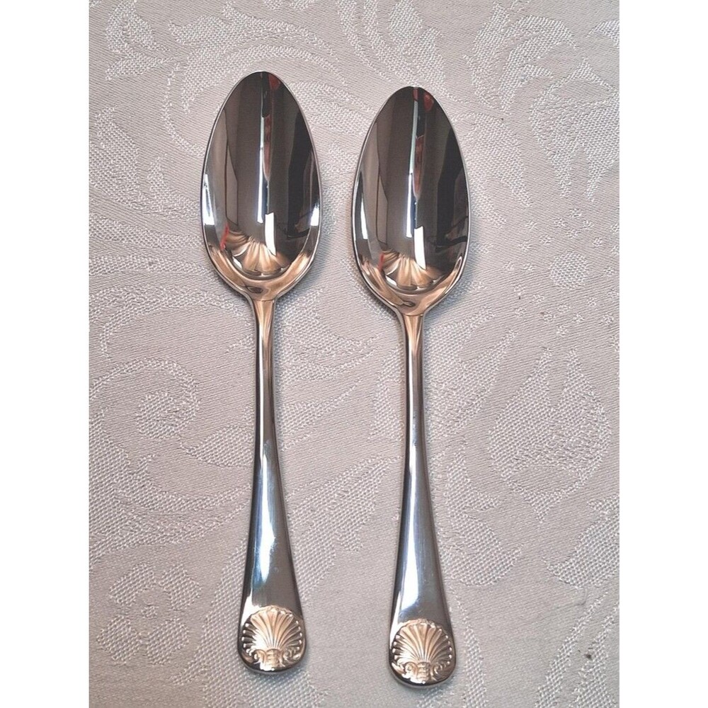Lenox Williamsburg Royal Shell Teaspoons Kirk Stieff - 4 Available